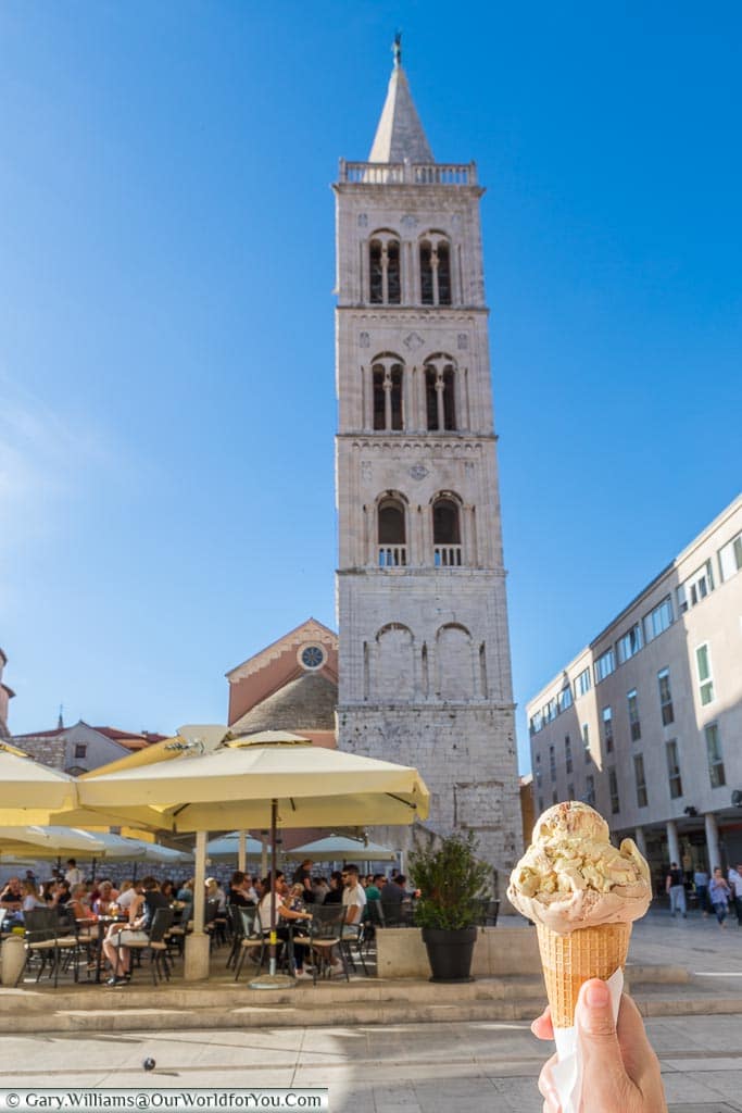 An Ice Cream treat, Zadar, Croatia