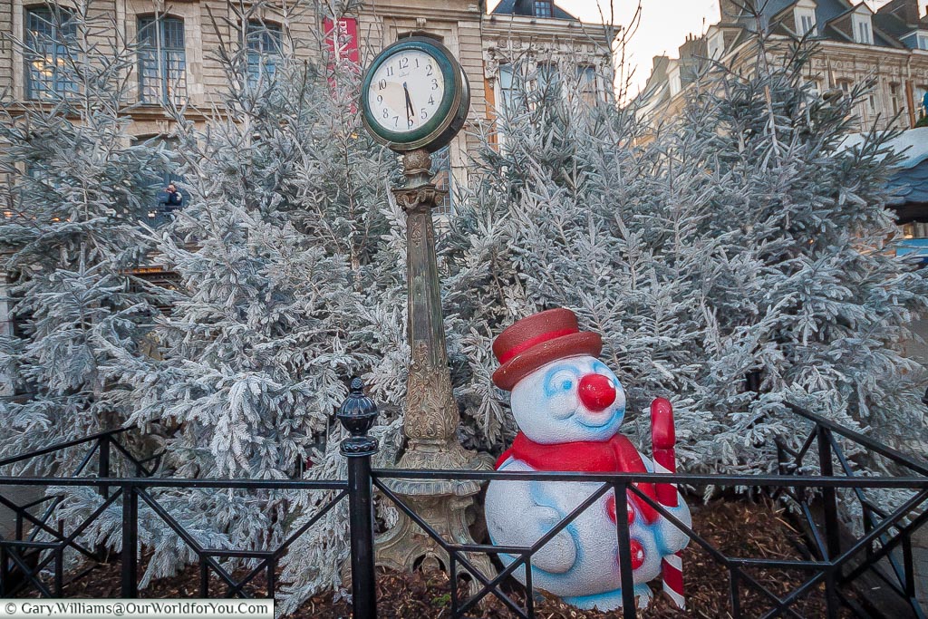 Frosty the snowman, Lille, France