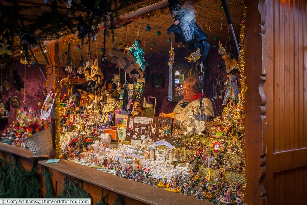 Local crafts at the Christmas markets, Strasbourg, France