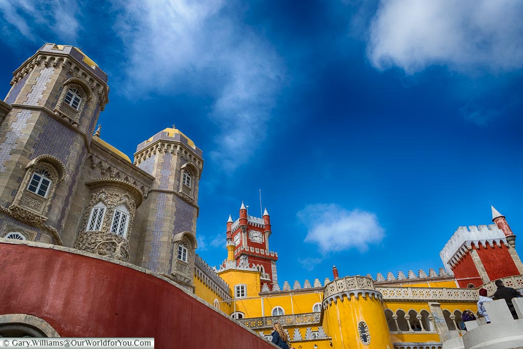 Dominating the skyline, The Palace of Pena, Sintra, Portugal