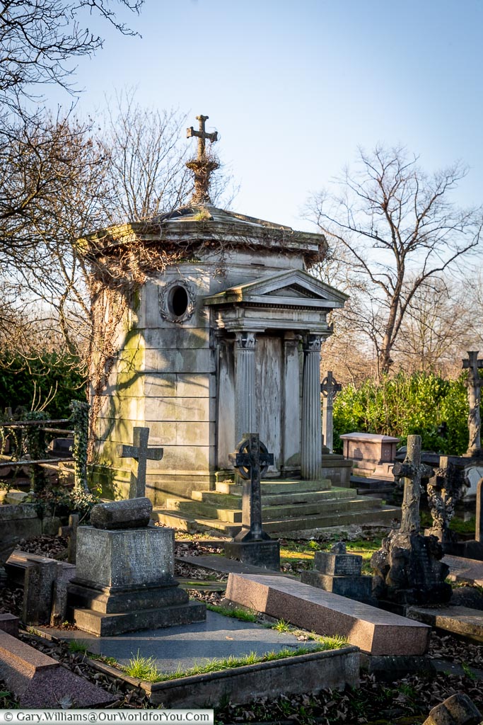 Panayis Athanase Vagliano’s mausoleum, West Norwood Cemetery, London