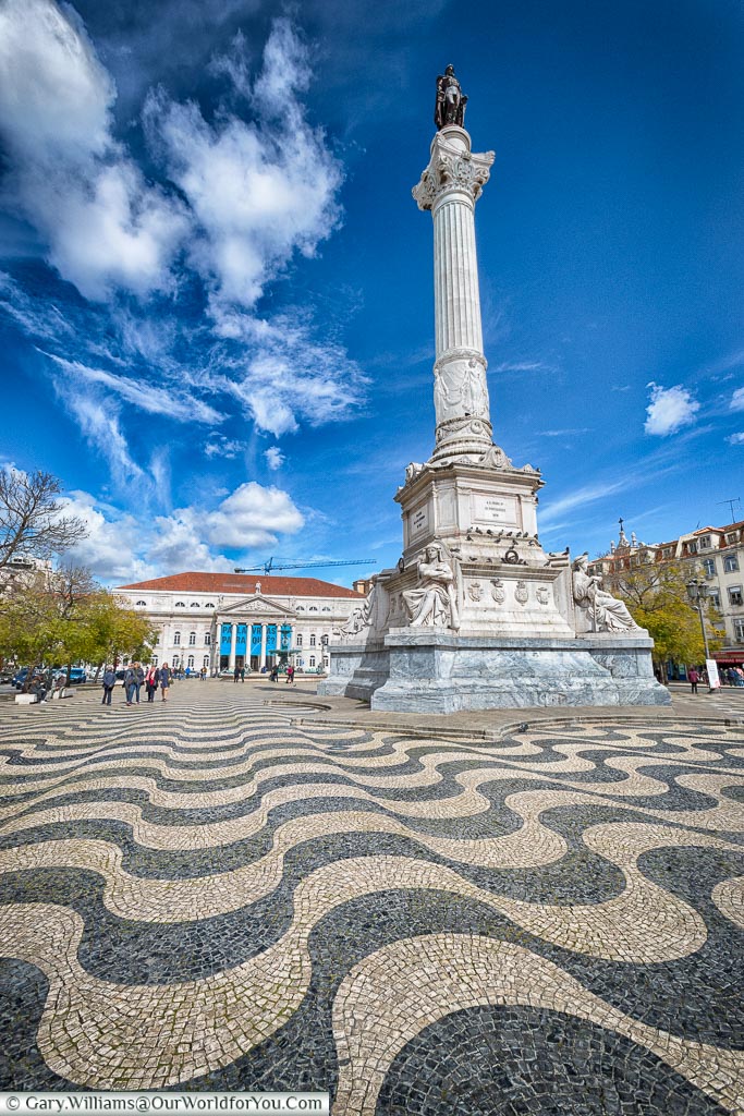 Praça Dom Pedro IV , Lisbon, Portugal