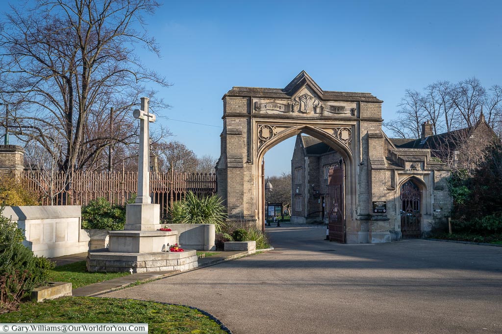 The entrance to West Norwood Cemetery, London