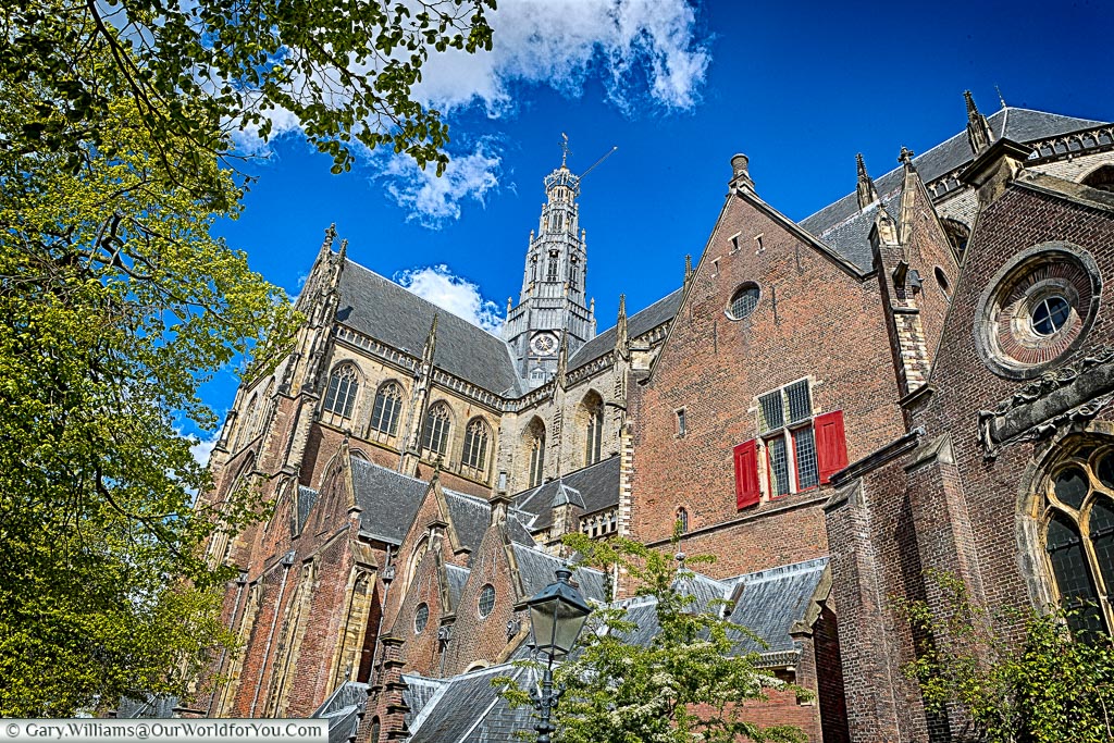 The St. Bavo Church in Haarlem, Holland, Netherlands
