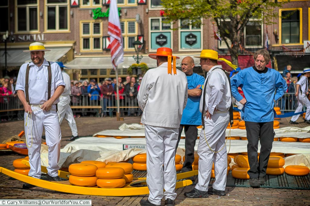 The cheese market, Alkmaar, Holland, Netherlands