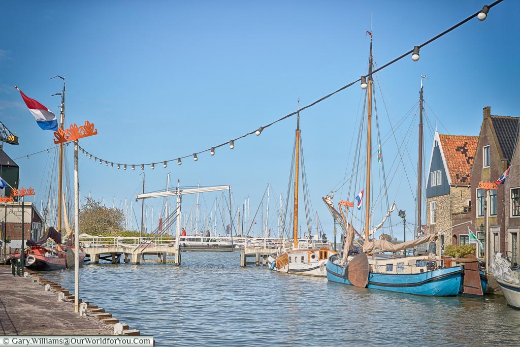 The quayside at Monnickendam, Holland, Netherlands