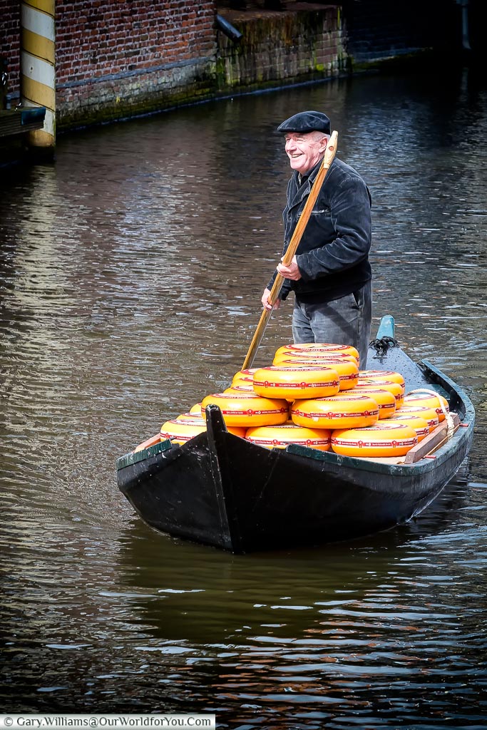 Transporting cheese, Alkmaar, Holland, Netherlands