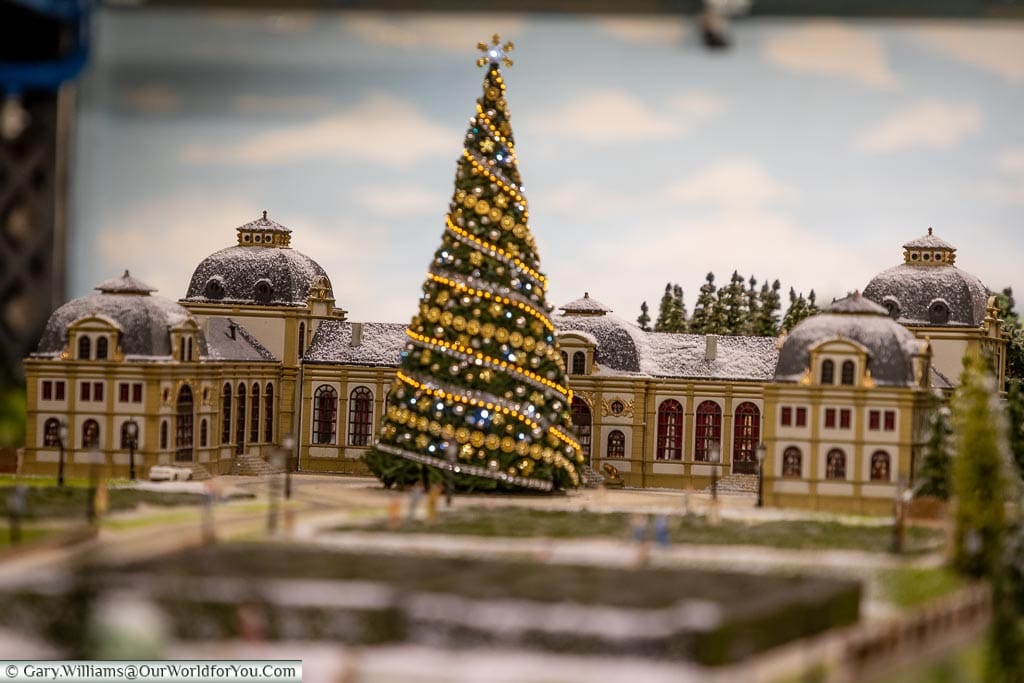 A giant Christmas Tree, Miniatur Wunderland, Hamburg, Germany