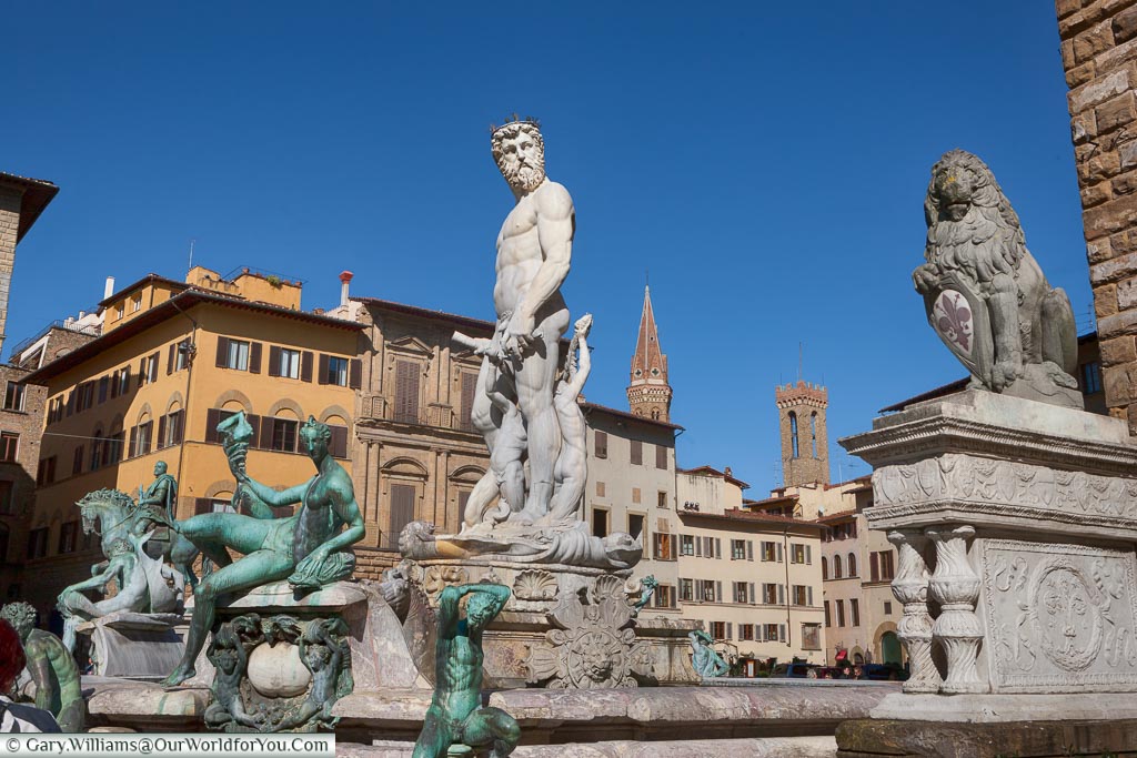 Fountain of Neptune, Florence, Tuscany, Italy