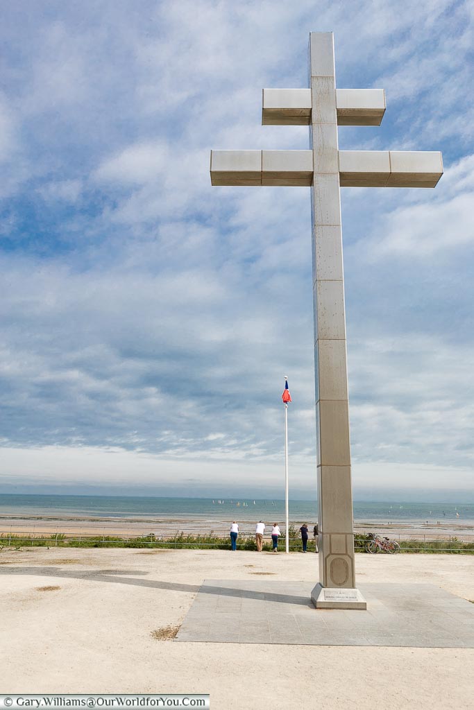 Looking out over Juno Beach, Normandy, France