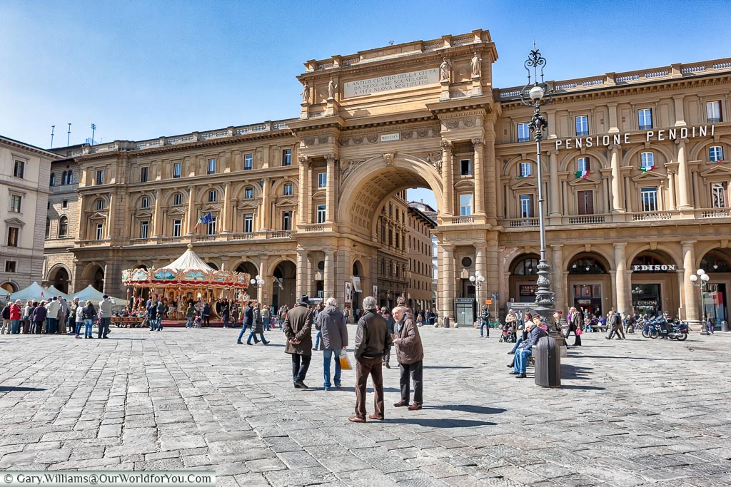 Piazza della Repubblica, Florence, Tuscany, Italy