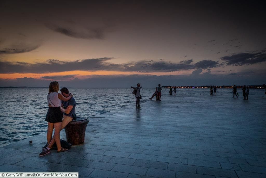 Reflecting by the Sea, Zadar, Croatia