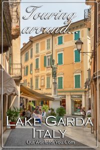 A Pin image for our post - 'Touring around Lake Garda, Italy, by car'