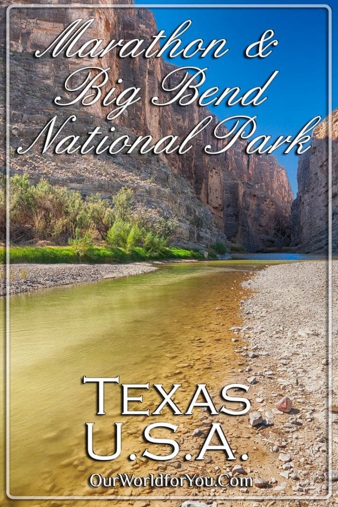 The Rio Grande gorge, Big Bend NP, Texas, USA