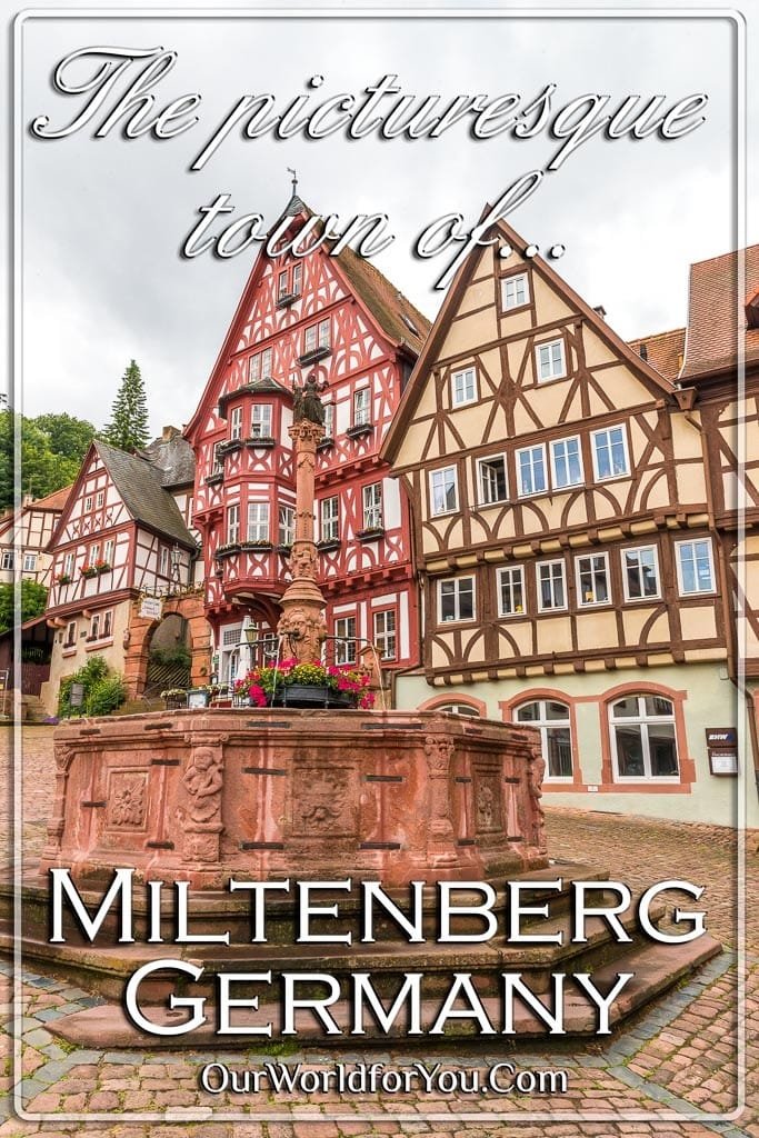 The pin image of our post 'The picturesque town of Miltenberg in Bavaria, Germany'