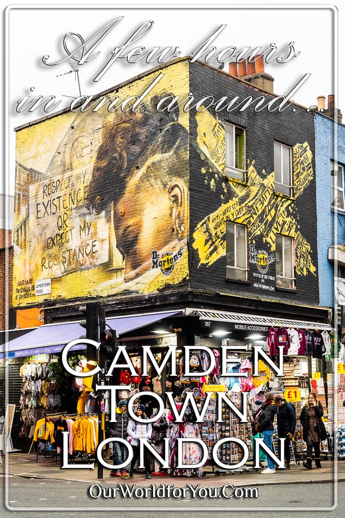The Pin image of our post 'A few hours in and around Camden, London'