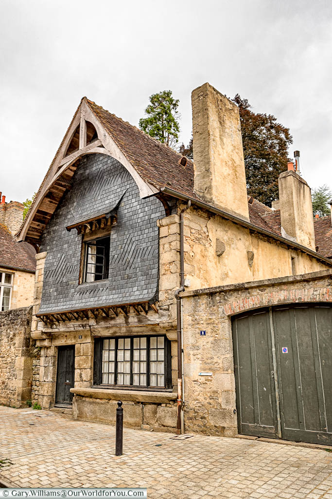 Maison à l Étal; a 16th-century building that would have served as both a come and shop in Alençon, Normandy