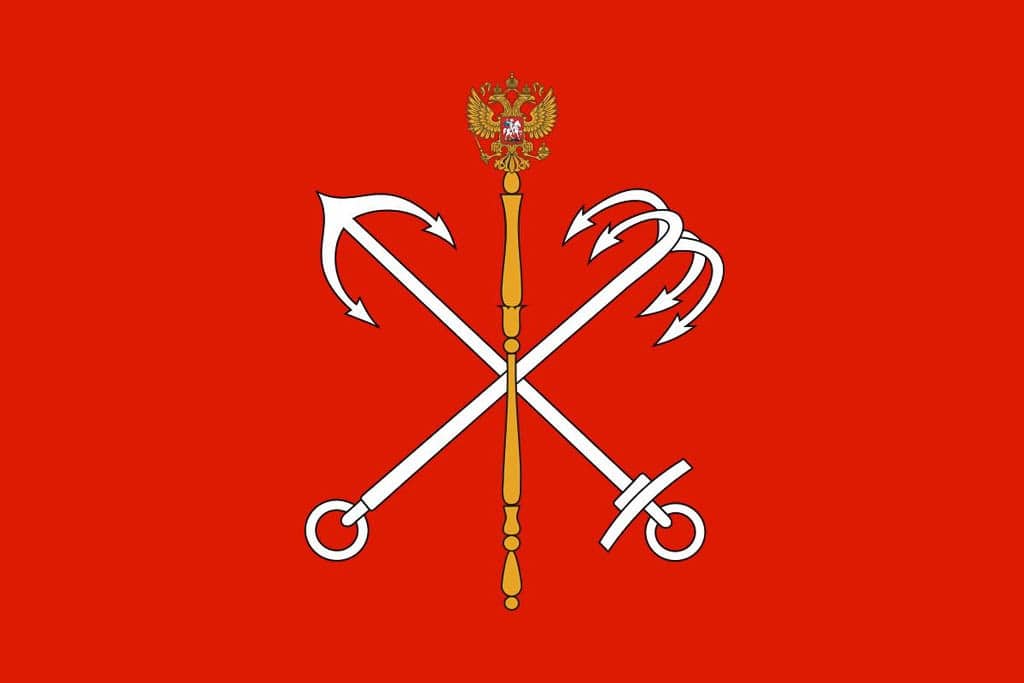 Flag of Saint Peterburg, Russia