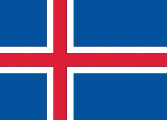 The flag of Iceland