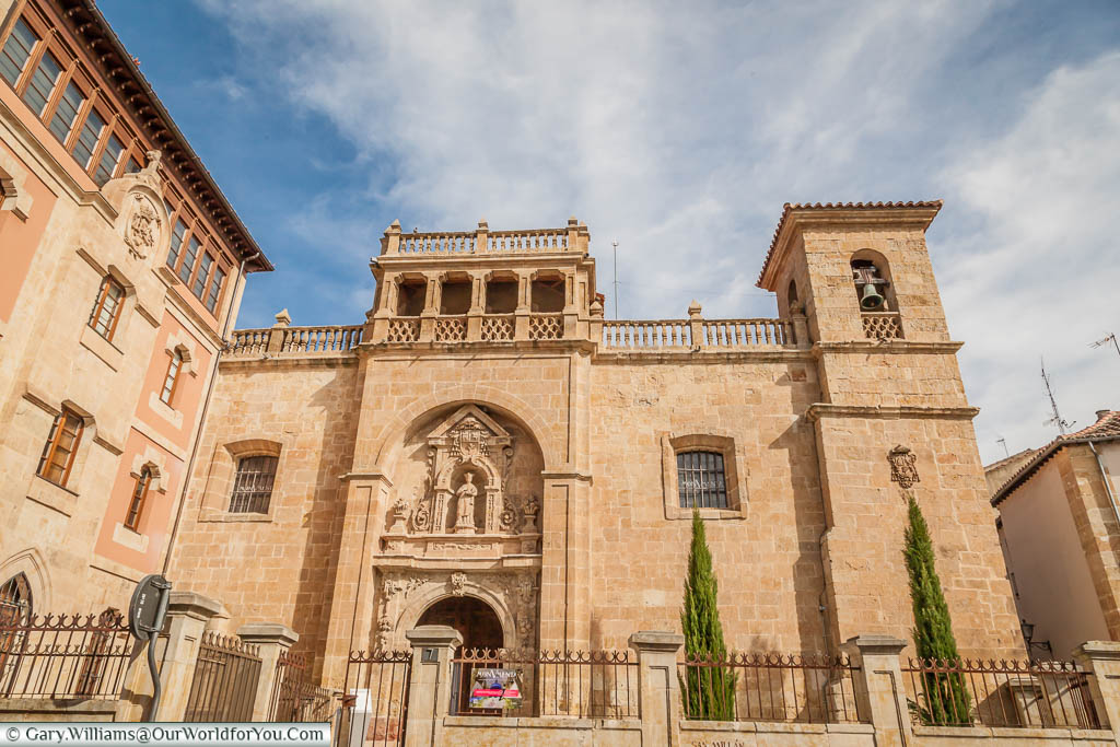 The church of San Millán, home to the Monumenta Salamanticae, in Salamanca, Spain