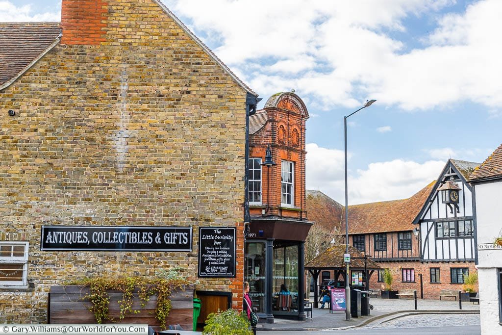 A view of the historic centre of Sandwich from 'No Name Street'