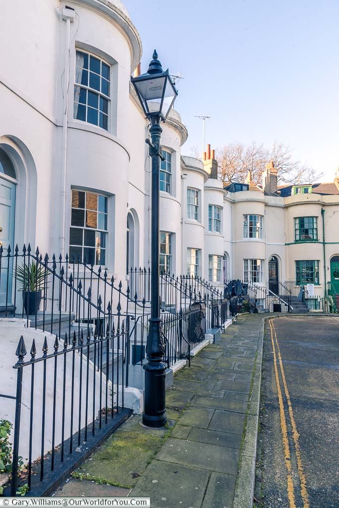 Another street in Ramsgate tucked around the corner with elegant homes the light Victorian era.