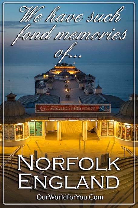 The Pin image for our post - 'Norfolk, we have such fond memories.'