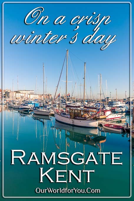 The Pin image for our post - 'Ramsgate in Kent on a crisp winter’s day'