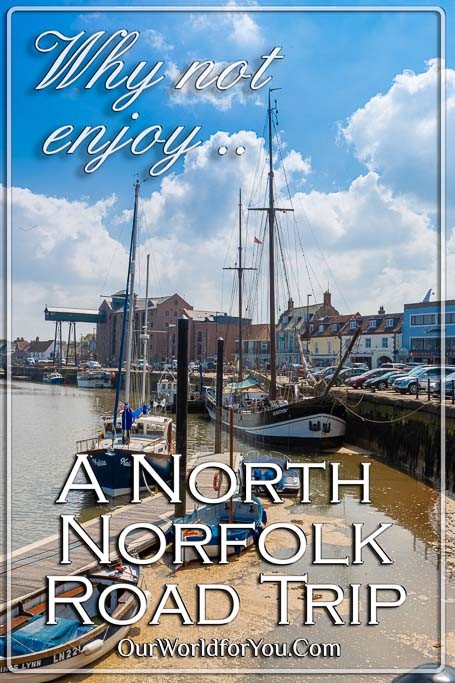The Pin Image for our post - 'The North Norfolk road trip'