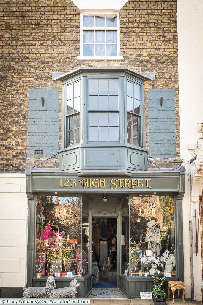Number 123 High Street, a beautiful home interior shop on Deal's High Street