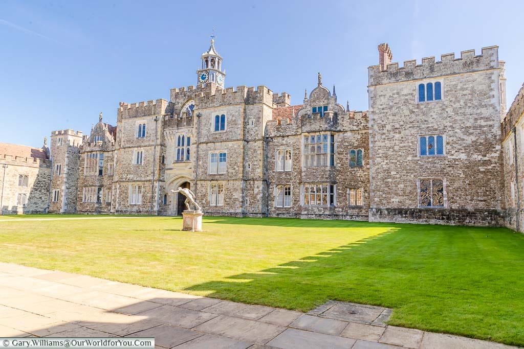 The first courtyard of Knole House known as Green Court