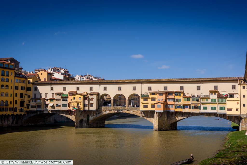 A view of Ponte Vecchio, Florence