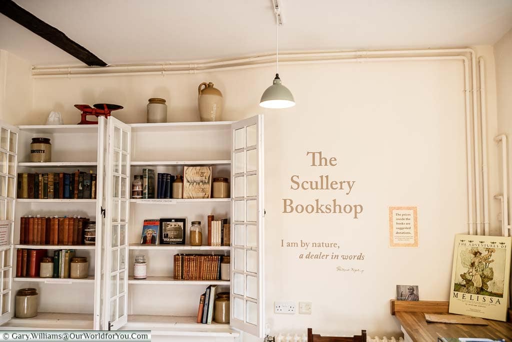 The Scullery Bookshop at Bateman’s, selling second-hand books