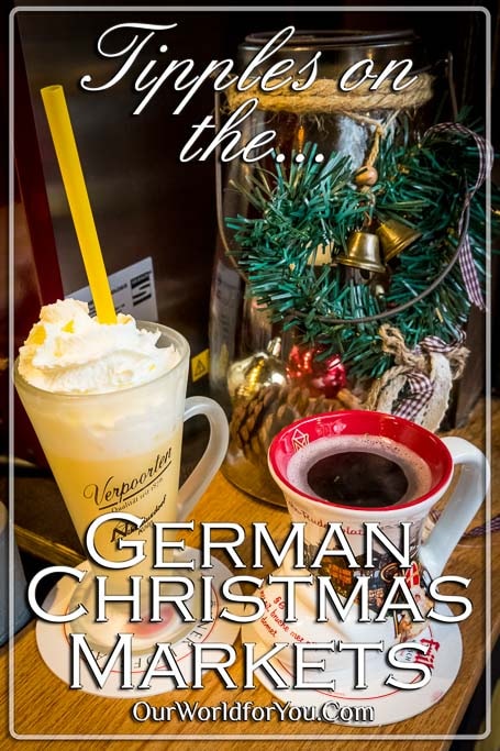 The pin image for our post - ' Tipples on a German Christmas Market'