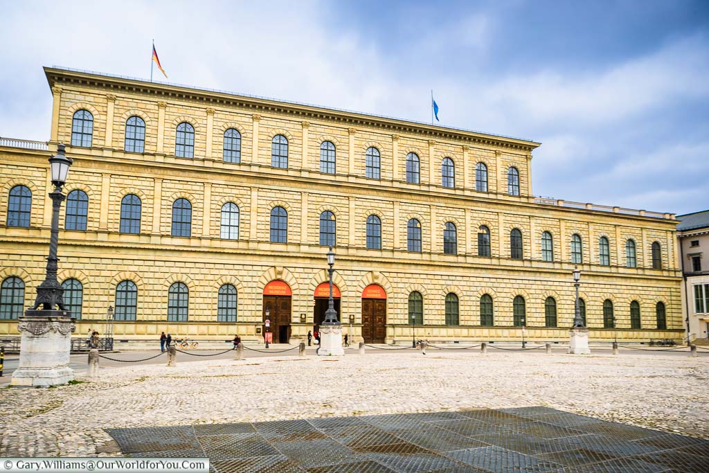 The entrance to the Residence Museum from Max-Joseph-Platz