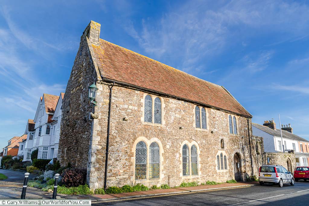 The 14th-century stone Court Hall and Town Museum in Winchelsea
