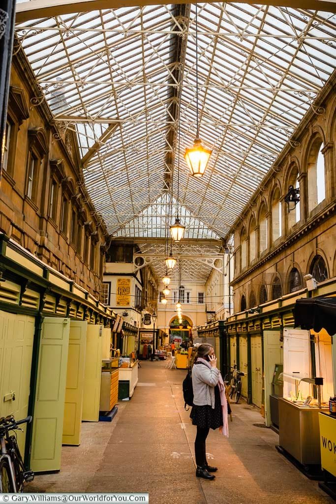 The end of the day at St. Nicholas Market in Bristol