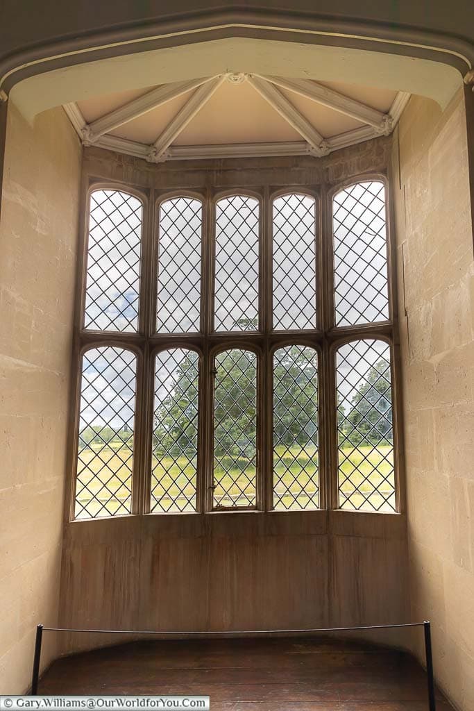 The window in the nook used in the famous Fox Talbot negative at Lacock Abbey in Wiltshire.
