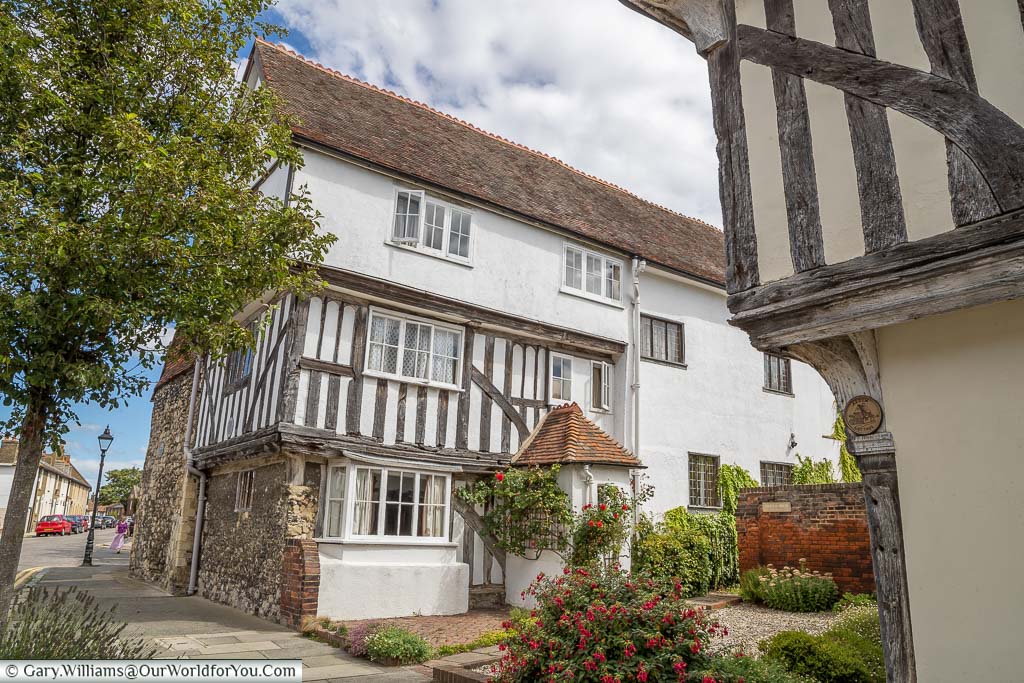The beautiful Arden House on Abbey Street in Market town of Faversham, Kent