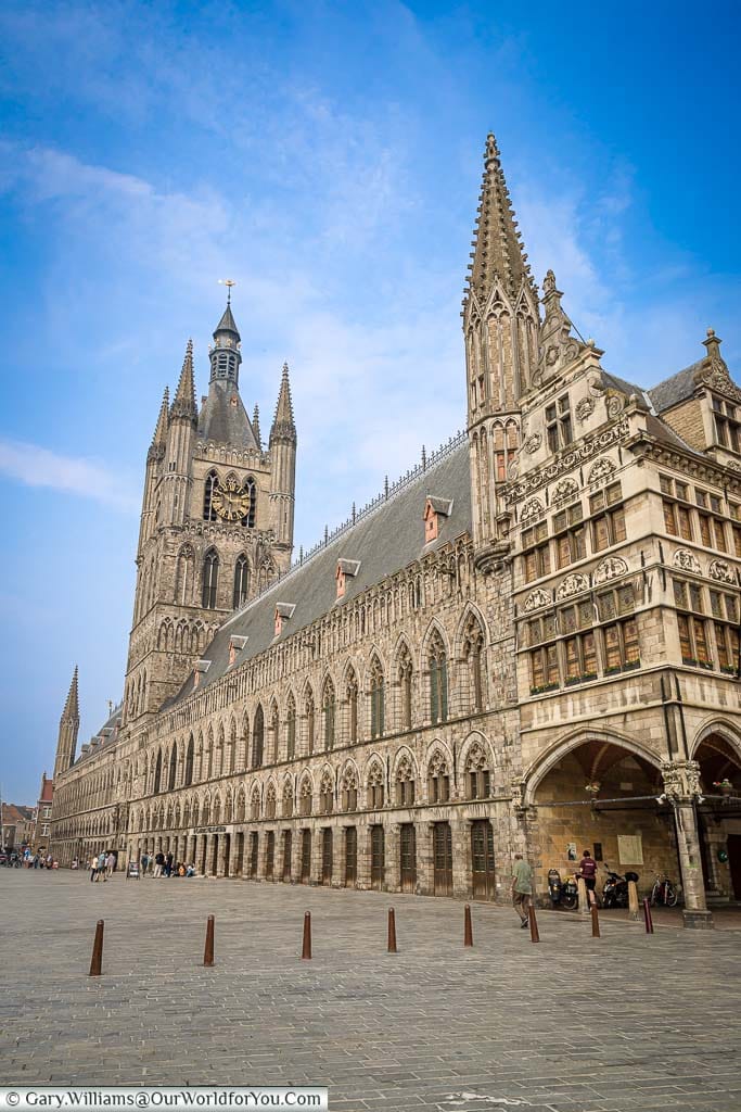 The reconstructed Ypres Cloth Hall