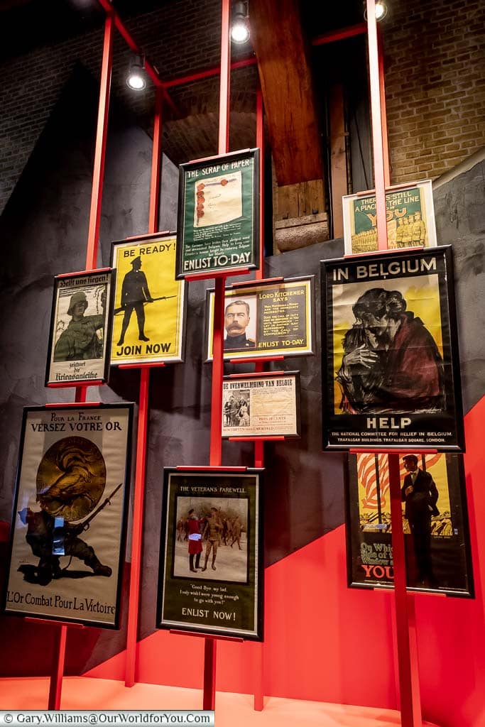 Enlisting posters, In Flanders Field Museum
