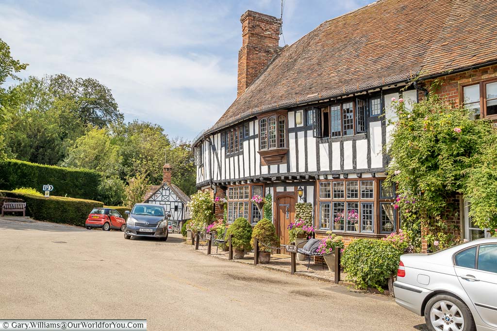 The Street in Chilham, Kent with its pretty half-timbered buildings