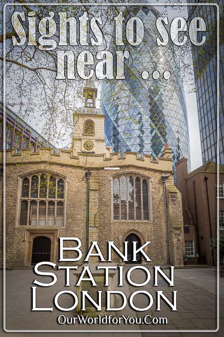 The Pin image for our post - 'Discover the streets nearby Bank tube station'