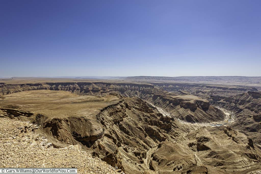 A view of Fish River Canyon, Namibia