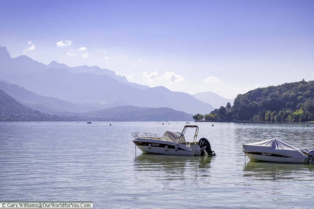 Moored on the Lake, Annecy, France