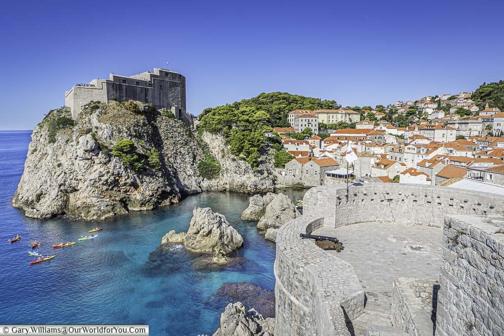 The Old City Walls, Dubrovnik, Croatia