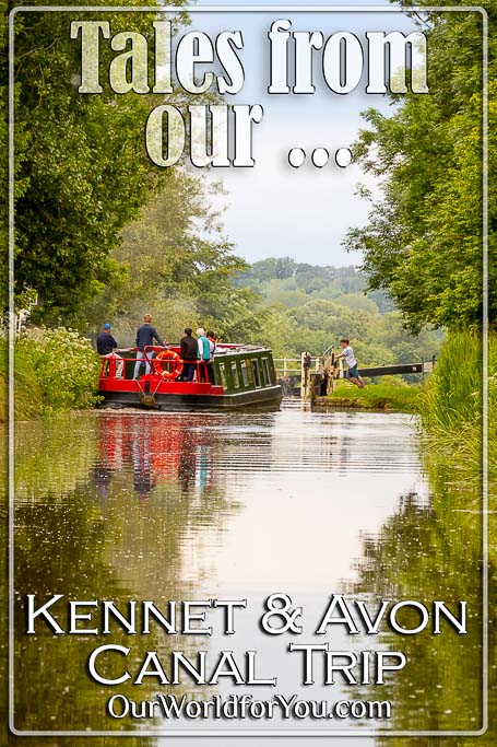 The Pin image for our post - 'The Kennet & Avon Canal trip