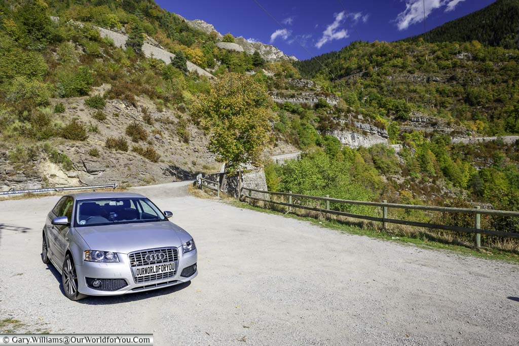The Audi S3 in the south of France.