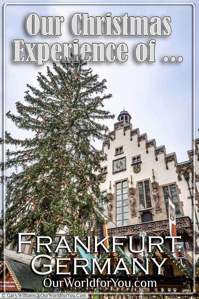 The Pin image for our post - 'Frankfurt’s Christmas Festivities, Germany'