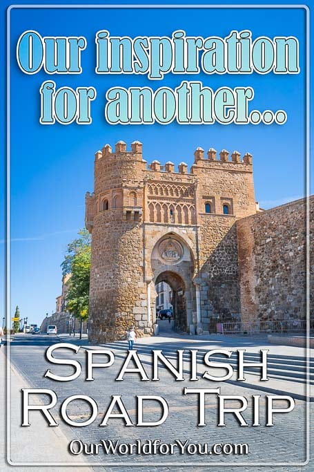 The pin image for our post - 'Our inspiration to re-visit Spain